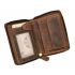 Pánska zipsová peňaženka z hovädzej kože GREENBURRY 821A-25