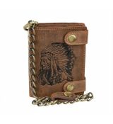 Kožená peňaženka-dokladovka GreenBurry INDIAN