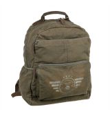 Luxusný batoh AVIATOR GREEBURRY 35x43x16 cm farby khaki