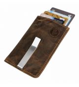 Kožené RFID puzdro na karty a bankovky