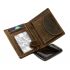Peňaženka-dokladovka GreenBurry MOTOCYKEL 1796A-25b vnútorné priehradky na platobné karty, mincovník a skrytá priehradka na zips