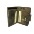 Peňaženka kožená olivovo-zelená GreenBurry 330-30 priehradky na platobné karty